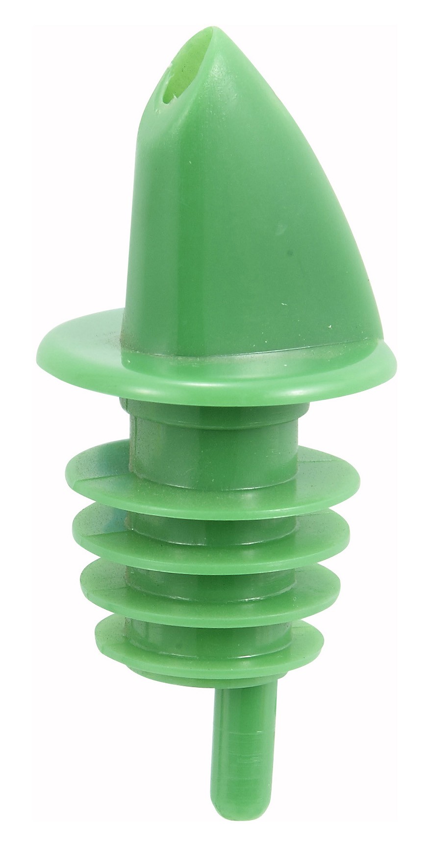 Winco PPR-2G Free Flow Pourer, Green