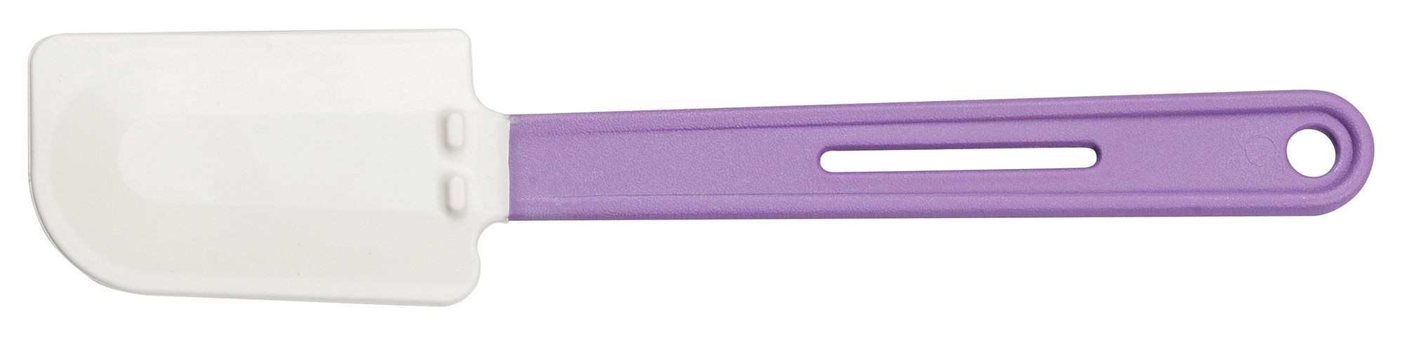 Winco PSH-10P Purple Heat Resistant Flat Blade Silicone Spatula Scraper, Allergen Free 10-1/2"