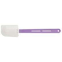 Winco PSH-14P Purple Heat Resistant Flat Blade Silicone Spatula Scraper, Allergen Free 14&quot;