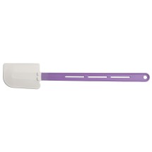 Winco PSH-16P 10P Purple Heat Resistant Flat Blade Silicone Spatula Scraper, Allergen Free 16-1/4&quot;