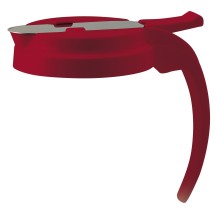 Winco PSUD-Rlid Red Lid for 32 oz. 48 oz. Syrup Dispenser