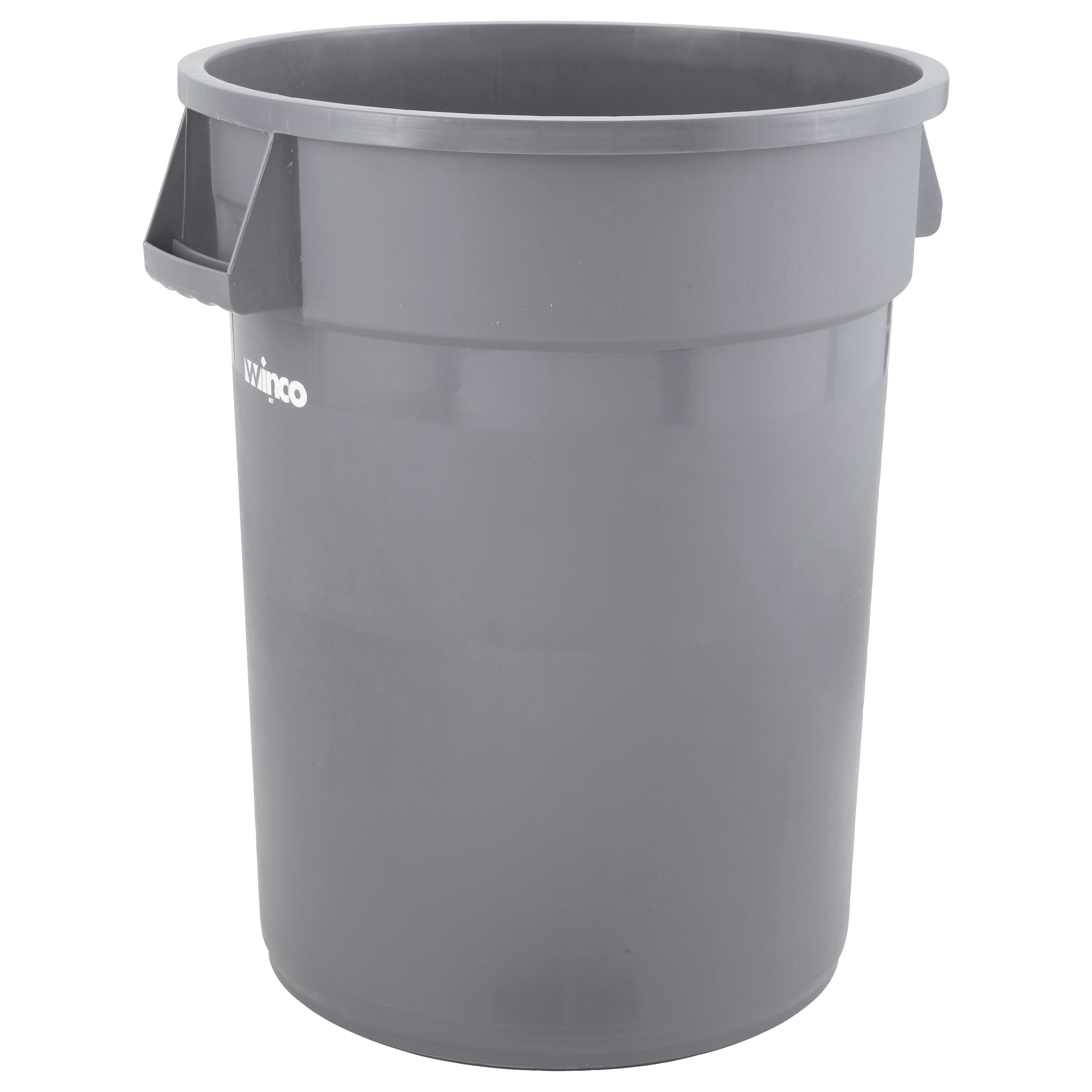 Winco PTC-32G Grey 32 Gallon Trash Can
