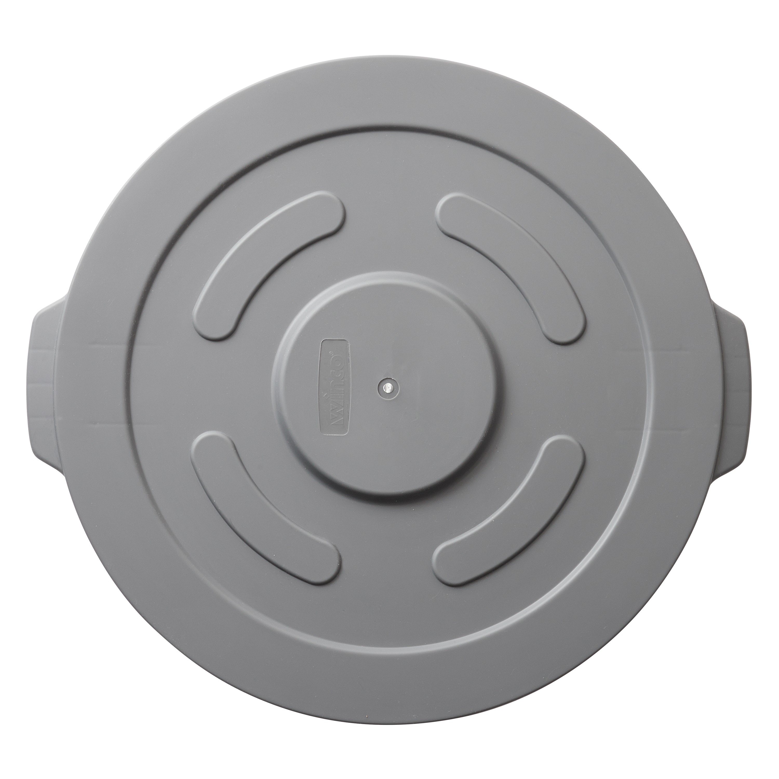 Winco PTCL-20G Gray Trash Can Cover for PTC-20G