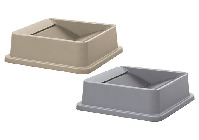 Winco PTCSL-35BE Square Beige Swing Lid for PTCS-35BE