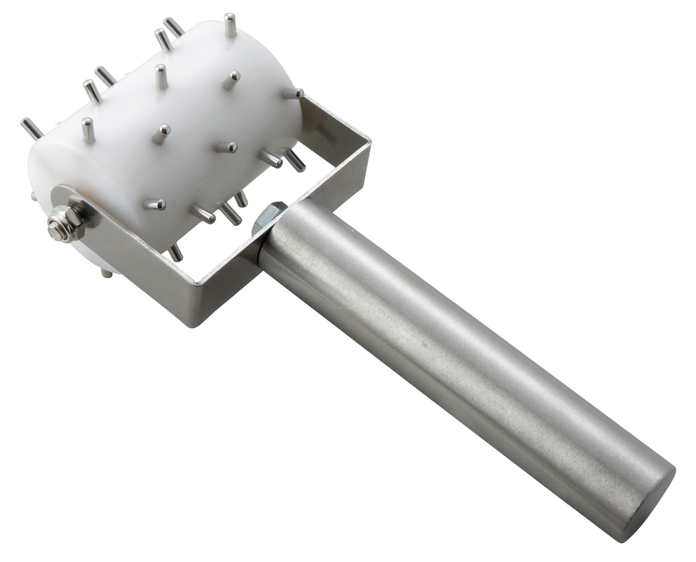 Winco RD-2 Half Size Dough Roller Docker with Stainless Handle