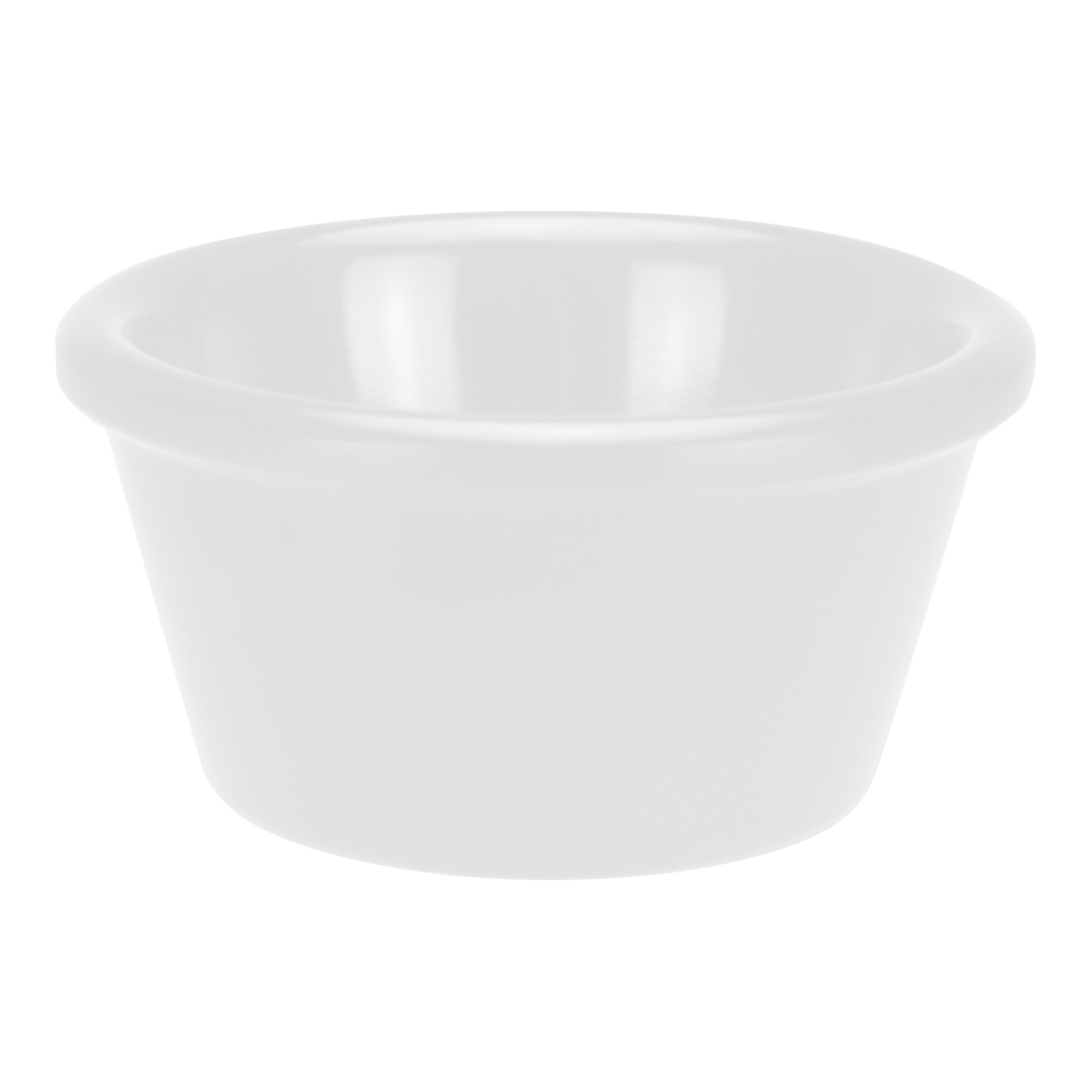 Winco RP-1W 1.5 oz. Plain White Melamine Ramekin