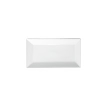 Winco RPR-10 Royalsquare Porcelain Rectangular Platter, 10"L  - 2 dozen