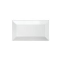 Winco RPR-115 Royalsquare Porcelain Rectangular Platter, 11-1/2"L - 1 dozen