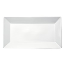 Winco RPR-1625 Royalsquare Porcelain Rectangular Platter, 16-1/4"L - 1 dozen