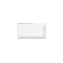Winco RPR-85 Royalsquare Porcelain Rectangular Platter, 8-1/2"L  - 2 dozen