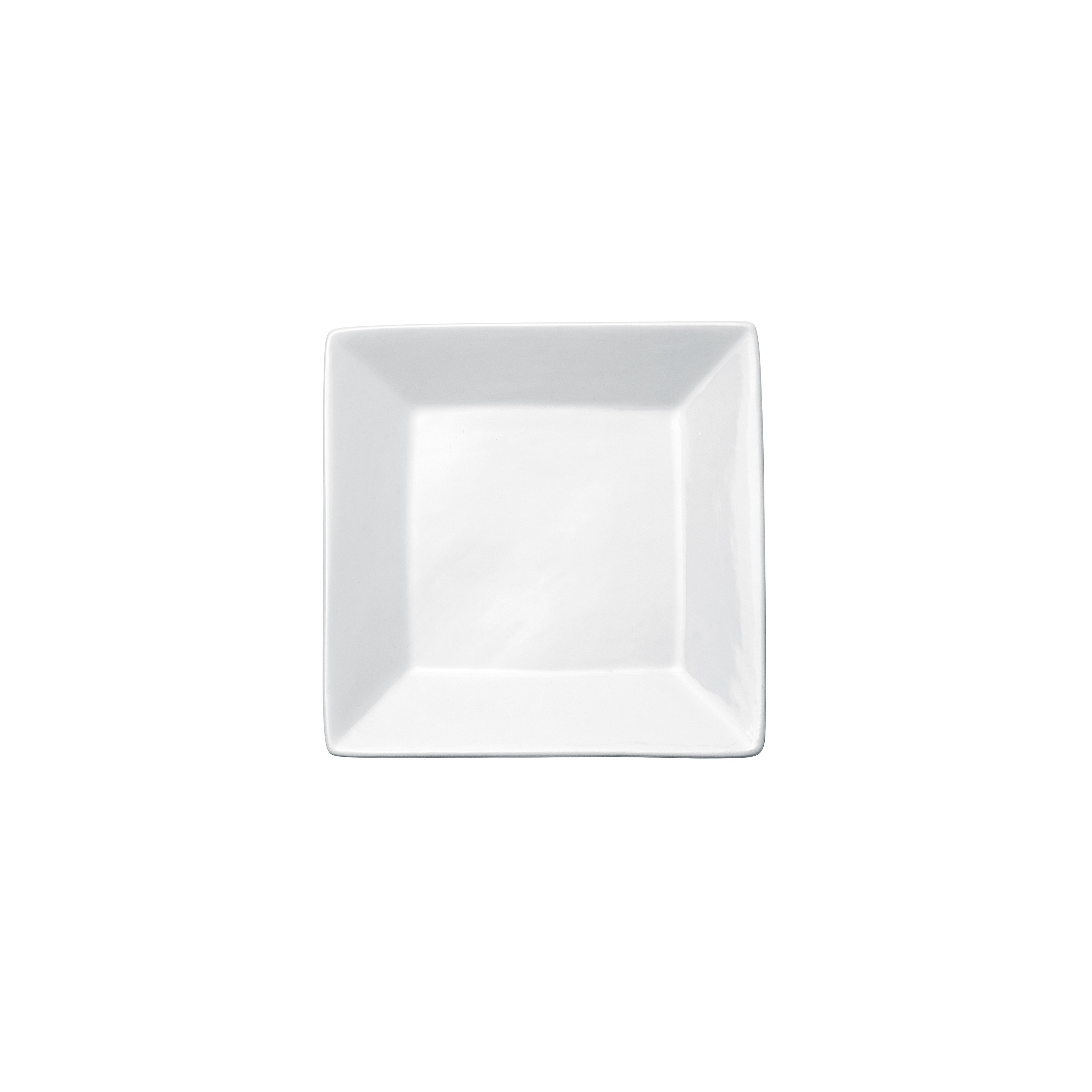 Winco RPS-5 Royalsquare Porcelain Square Plate, 5"- 4 dozen