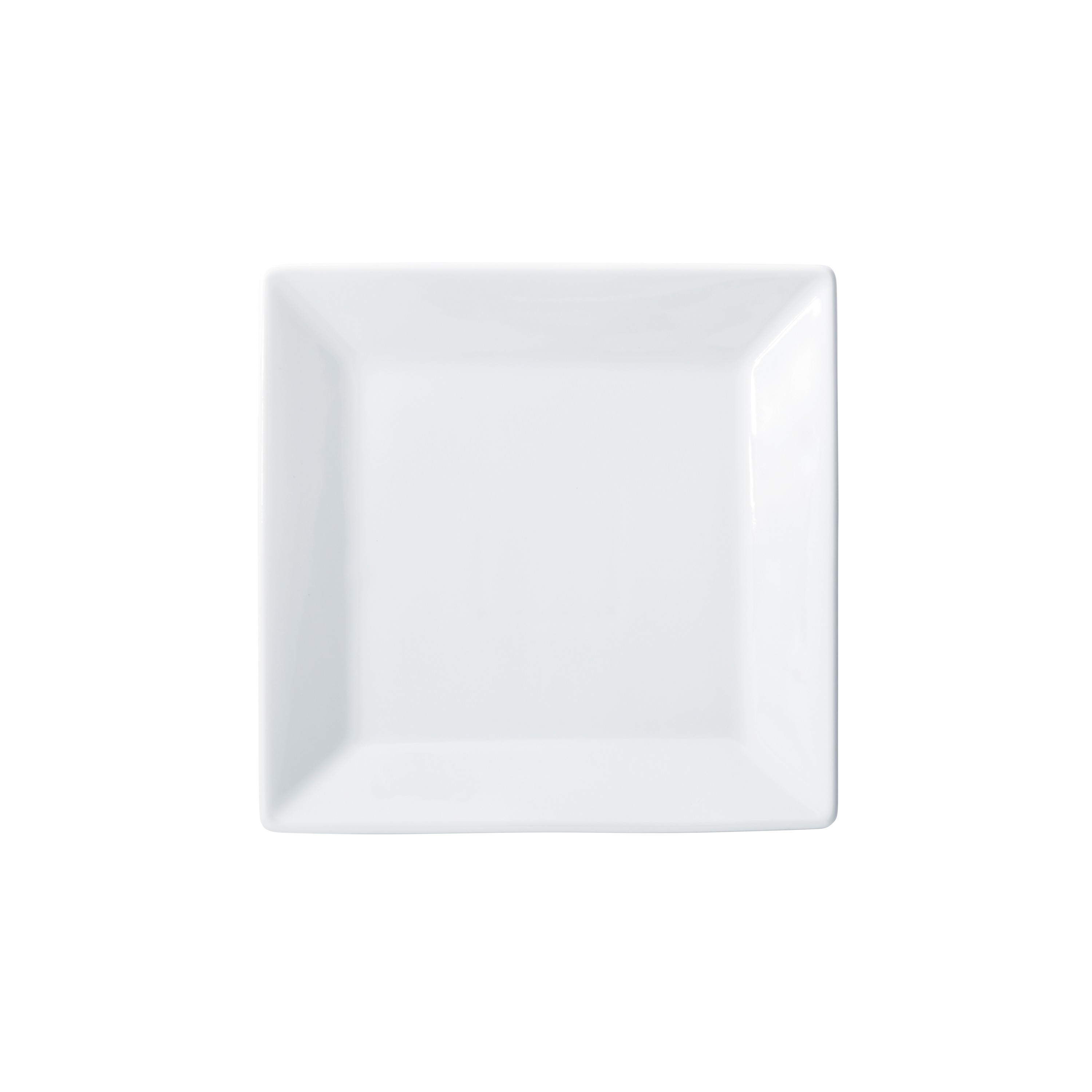 Winco RPS-7 Royalsquare Porcelain Square Plate, 7" - 3 dozen