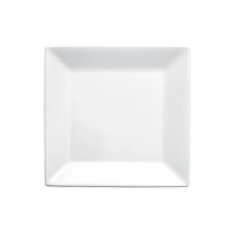 Winco RPS-8 Royalsquare Porcelain Square Plate, 8" - 1 dozen