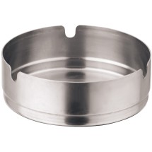 Winco SAS-4 Stainless Steel Stacking Ash Tray, 4&quot; Diameter