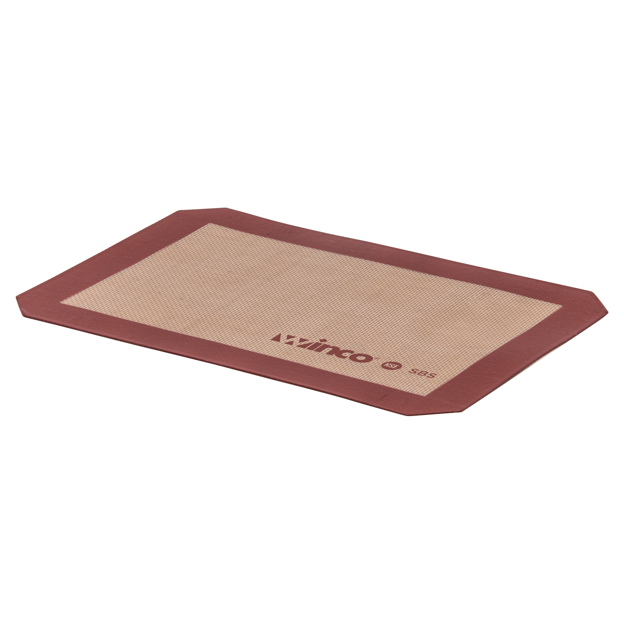 Winco SBS-11 Quarter Size Silicone Baking Mat, 8-1/4" x 11-3/4"