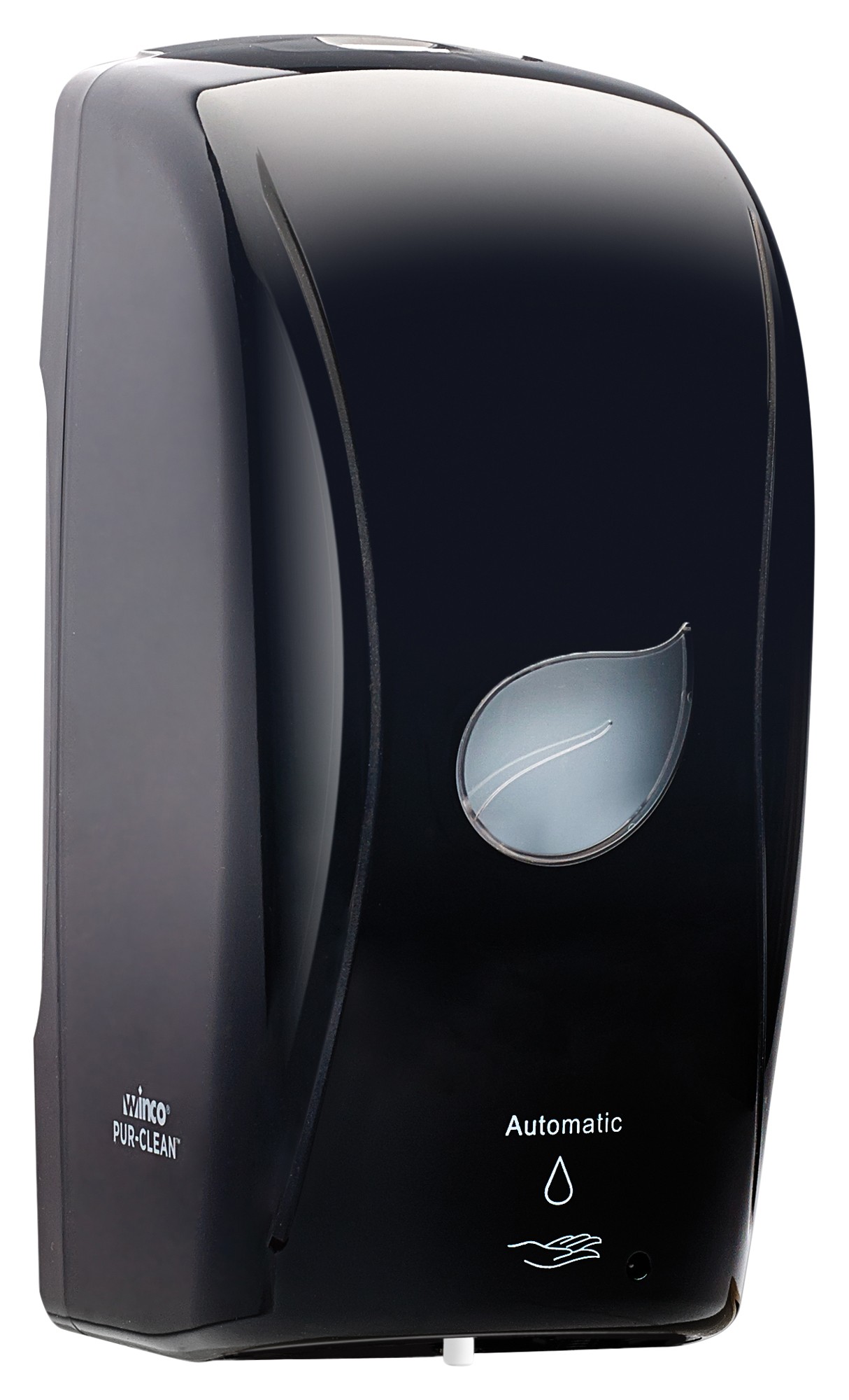 Winco SDAL-1K Black Automatic Liquid Soap Dispenser, 1000ml