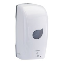 Winco SDAL-1W White Automatic Liquid Soap Dispenser, 1000ml