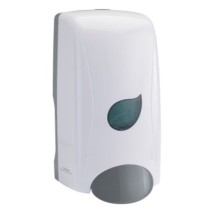 Winco SDML-1W White Manual Liquid Soap Dispenser, 1000ml