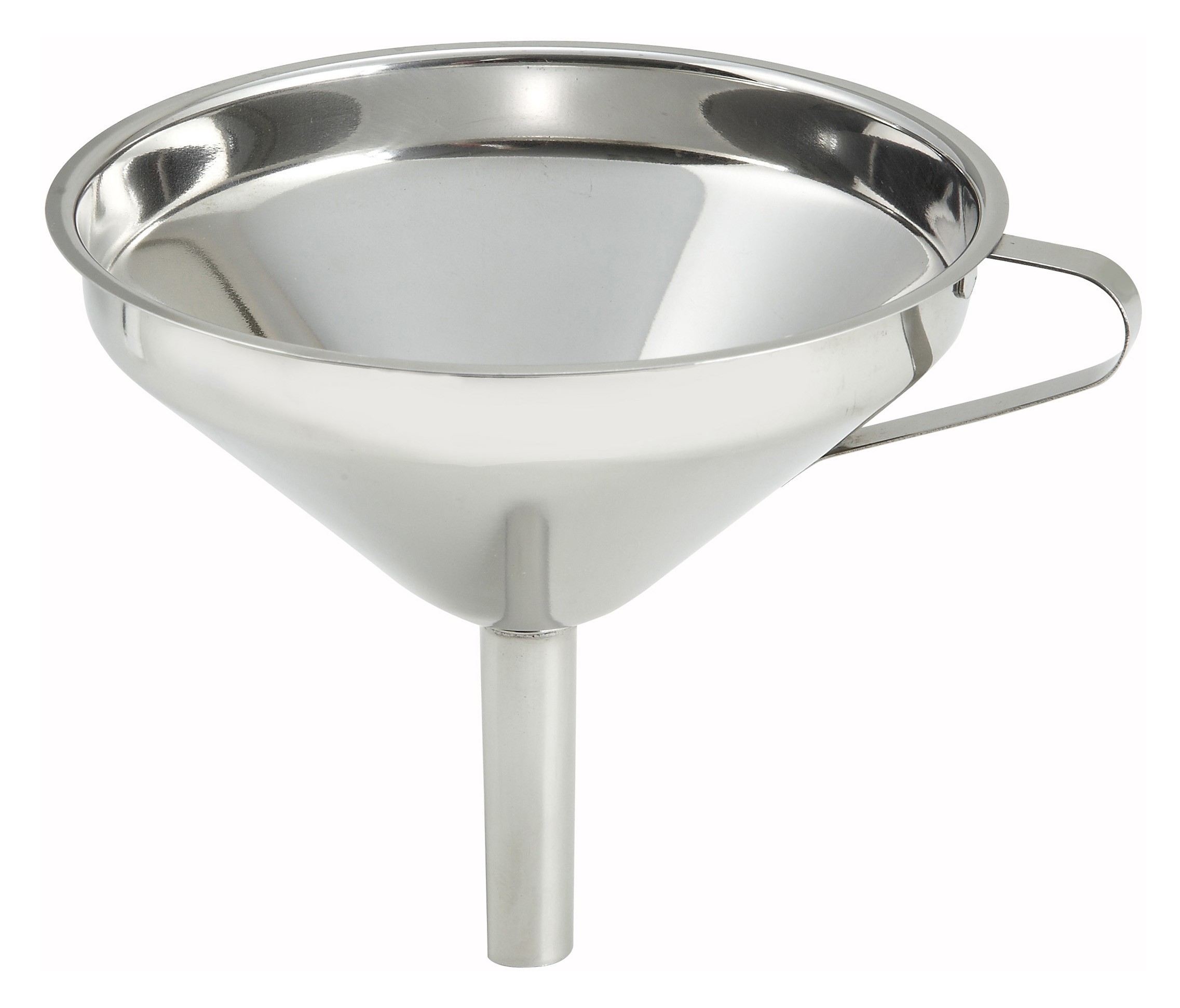 Winco SF-5 Stainless Steel Wide Mouth Funnel 5"