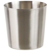 Winco SFC-35 3.25&quot; Dia. Stainless Steel Fry Cup with Satin Finish