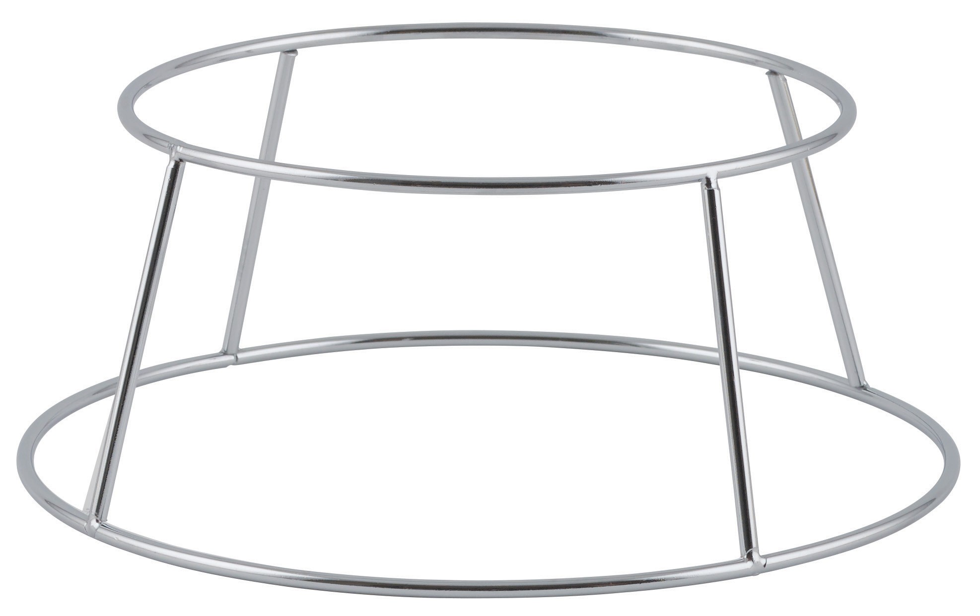 Winco SFR-4 Aluminum Display Seafood Tray Rack Holder 4-3/8" H