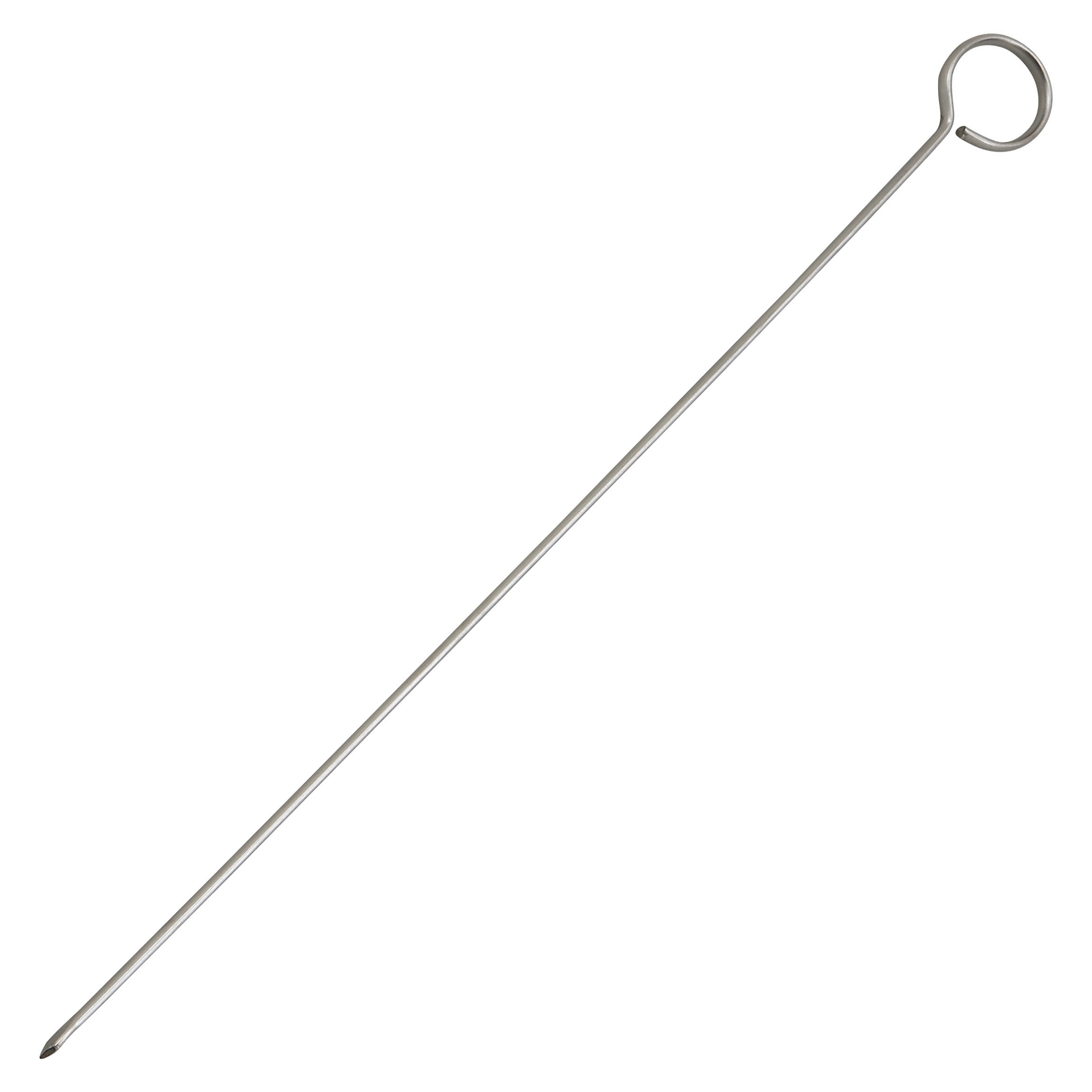 Winco SKO-12 Oval-Tipped Stainless Steel Skewer 12"