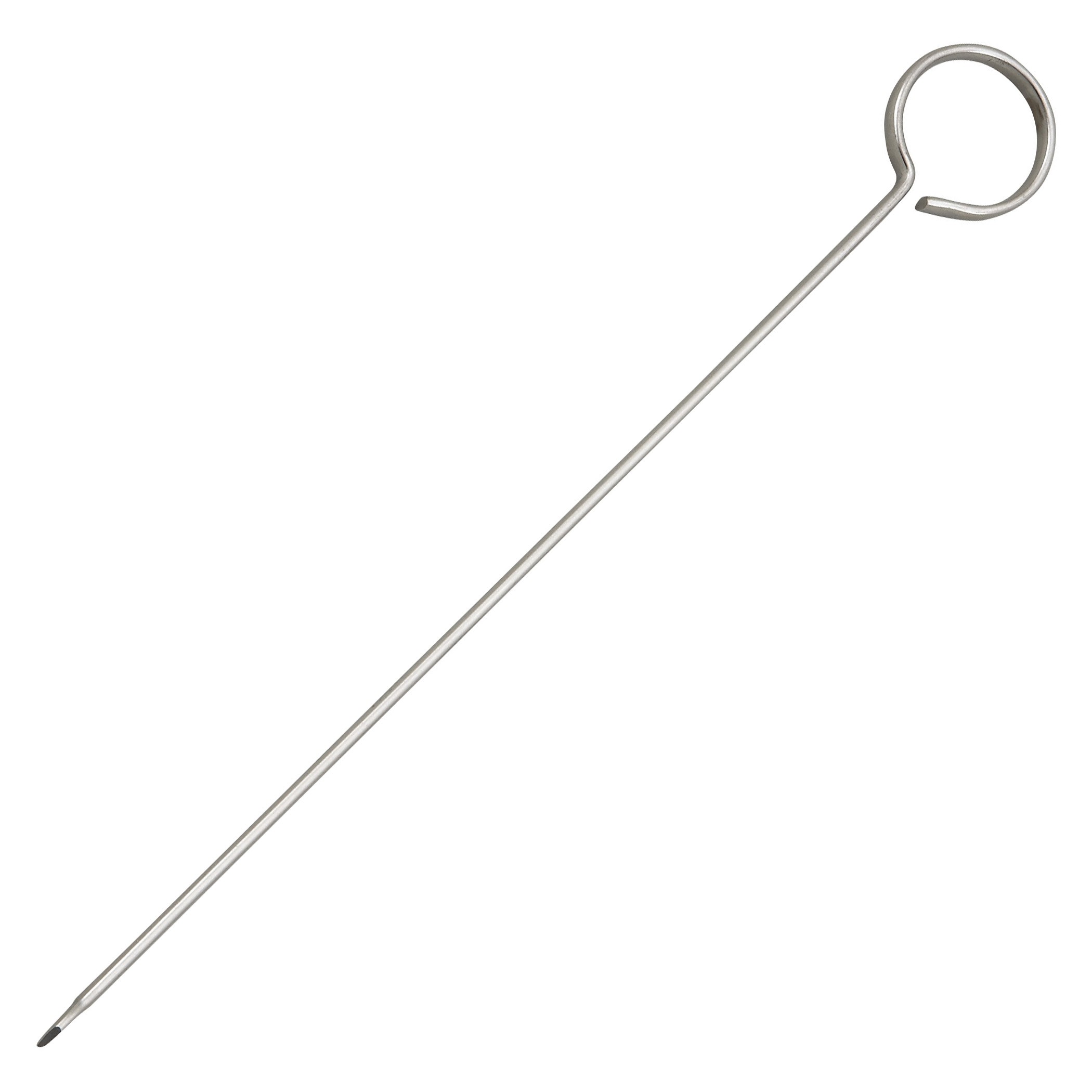 Winco SKO-8 Oval-Tipped Stainless Steel Skewer 8"
