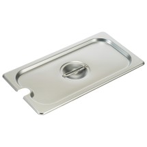 Winco SPCT Slotted Stainless Steel One-Third Size Steam Table Pan Cover