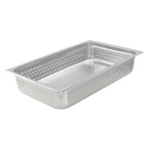 Winco SPJH-104PF Full Size Perforated Steam Pan, 4&quot; Deep