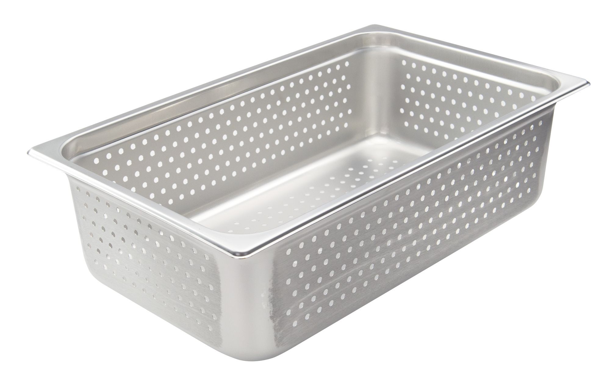 Winco SPJH-106PF Full Size Perforated Steam Pan, 6" Deep