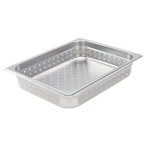 Winco SPJH-202PF Half Size Perforated Steam Pan, 2-1/2&quot; Deep
