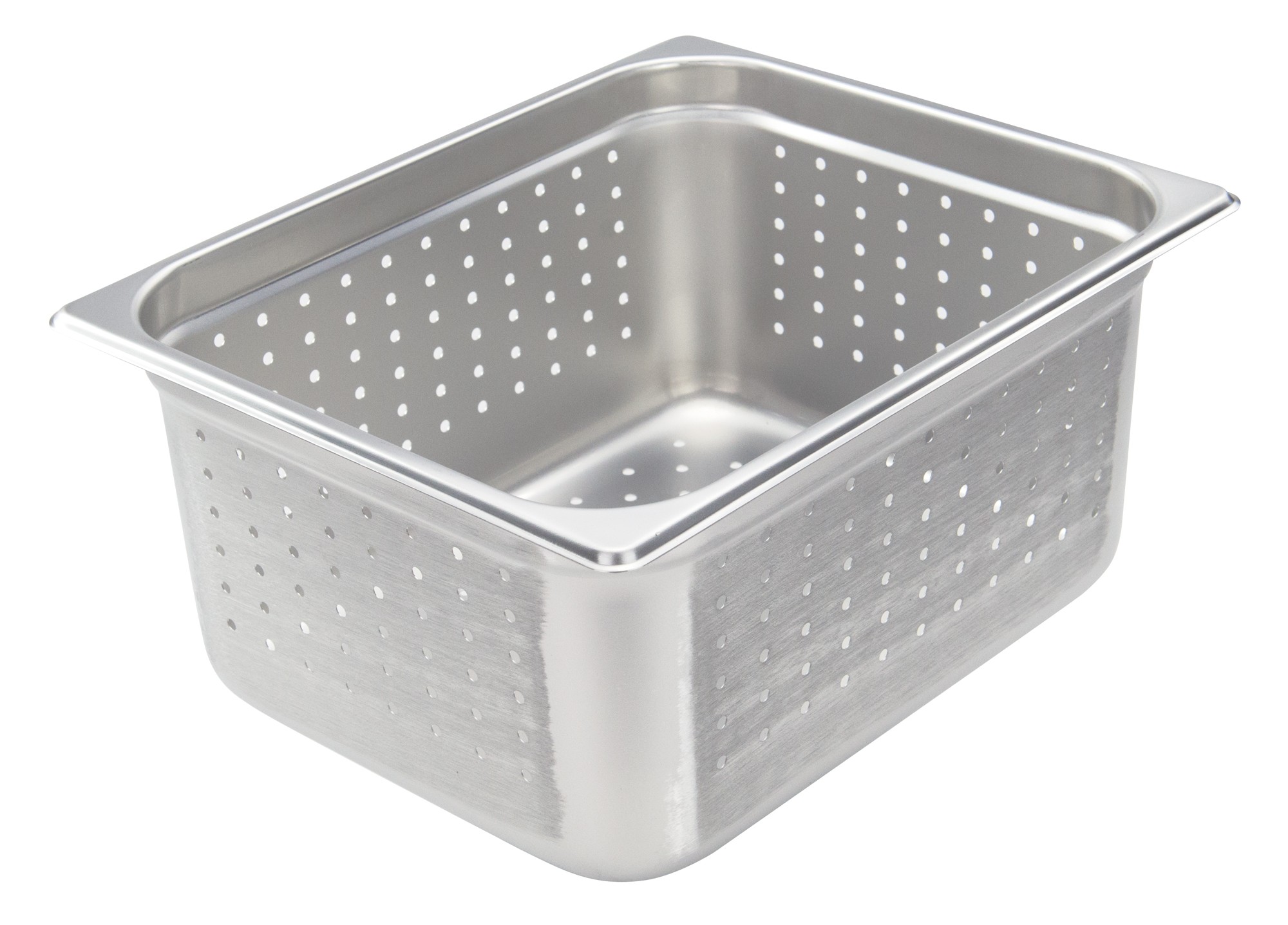 Winco SPJH-206PF Half Size Perforated Steam Pan, 6" Deep