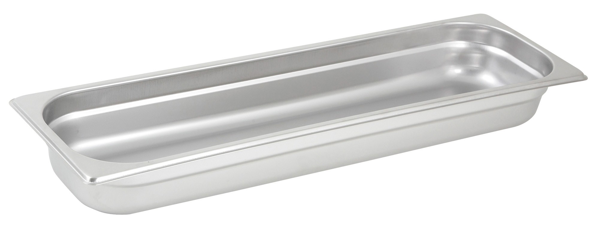 Winco SPJH-2HL Half Size Long Anti-Jam Steam Pan, 2-1/2" Deep