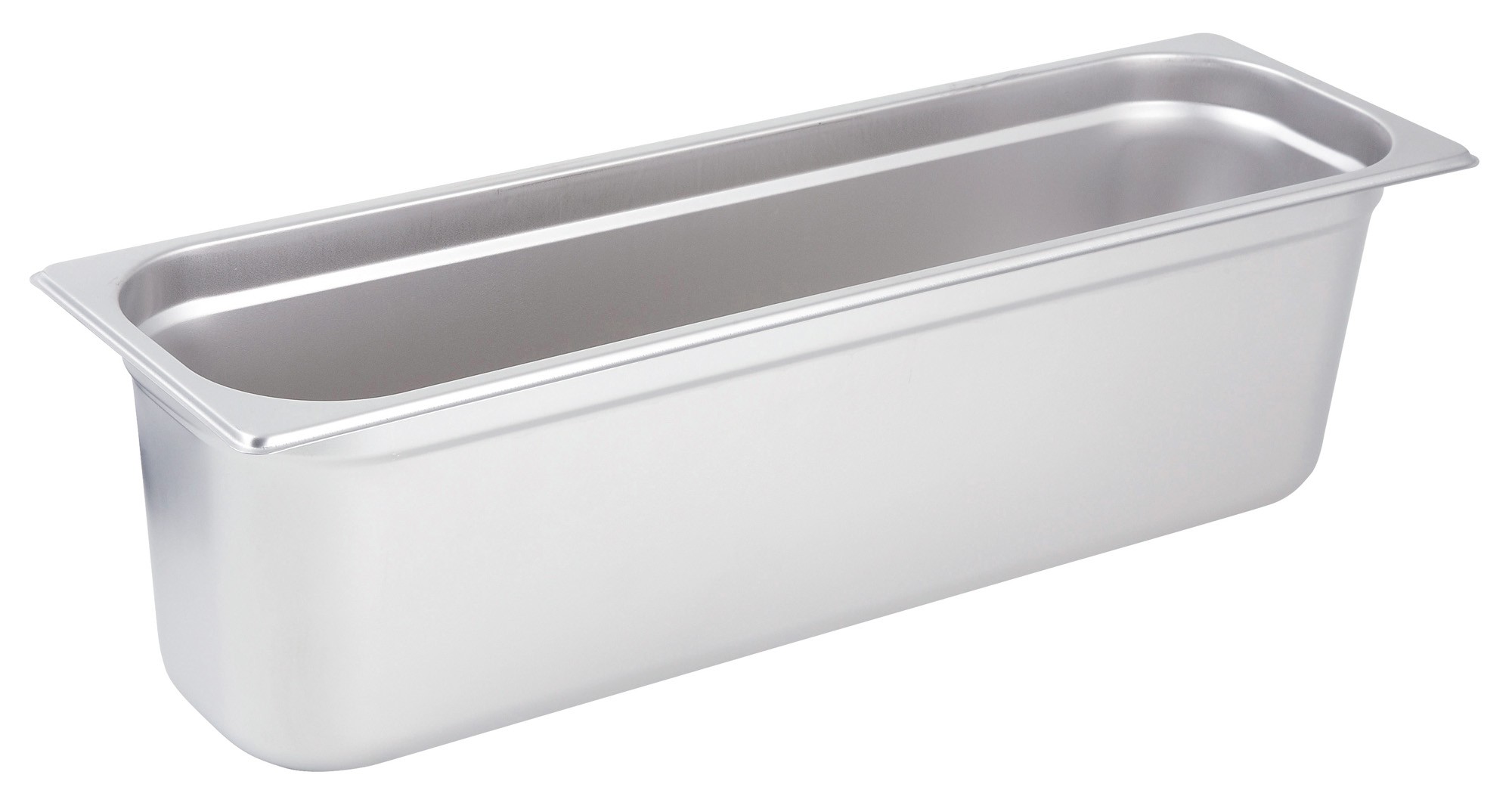 Winco SPJH-6HL Half Size Long Anti-Jam Steam Pan, 6" Deep