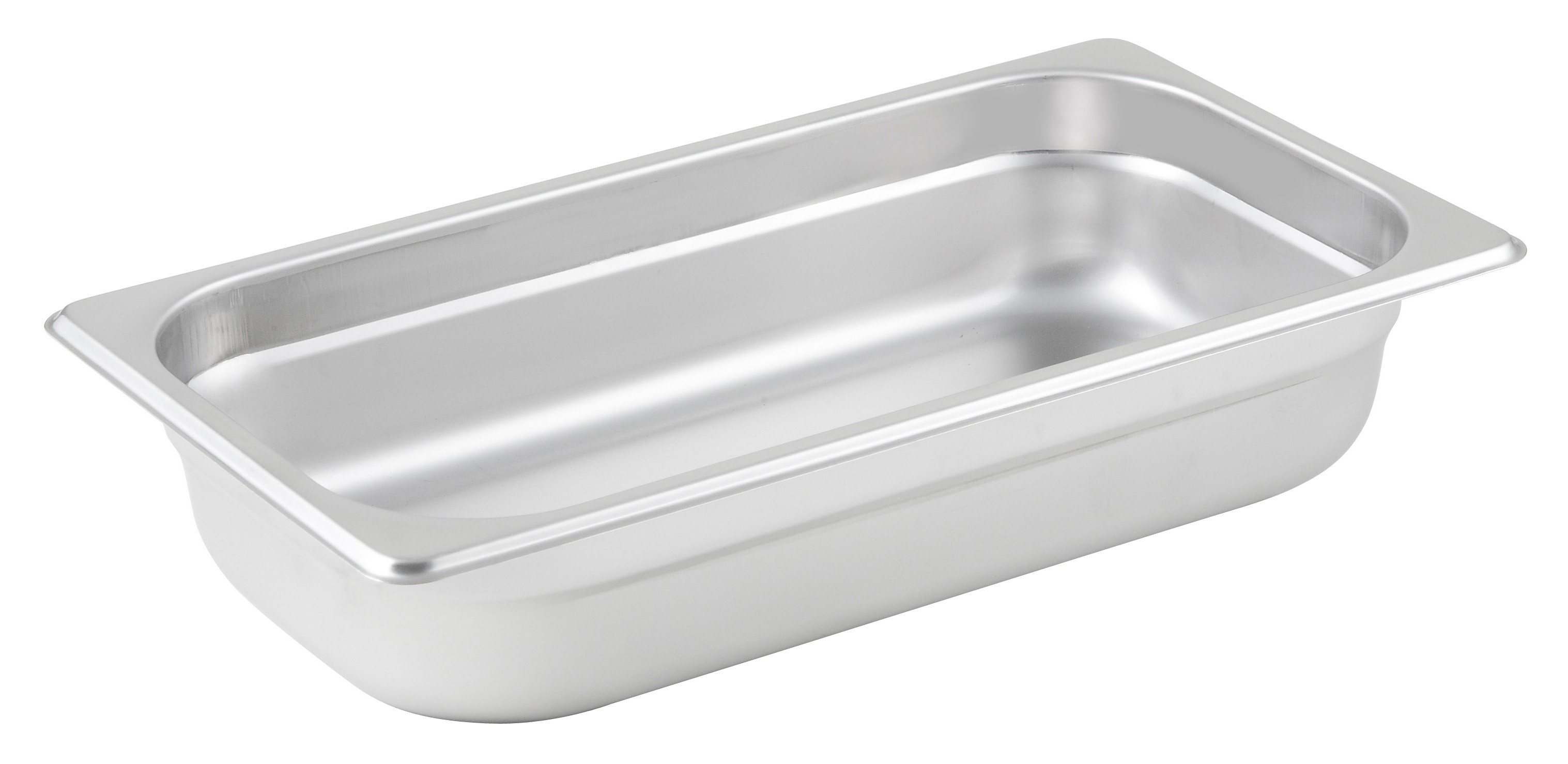 Winco SPJL-302 1/3 Size Anti-Jam 25 Gauge Steam Table Pan 2-1/2" Deep