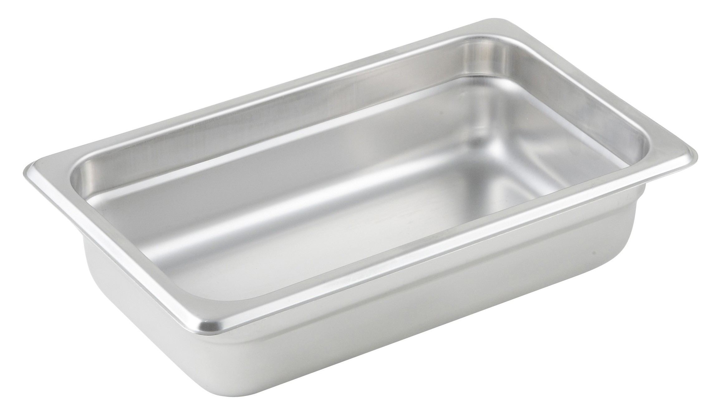Winco SPJL-402 1/4 Size Anti-Jam 25 Gauge Steam Table Pan 2-1/2" Deep