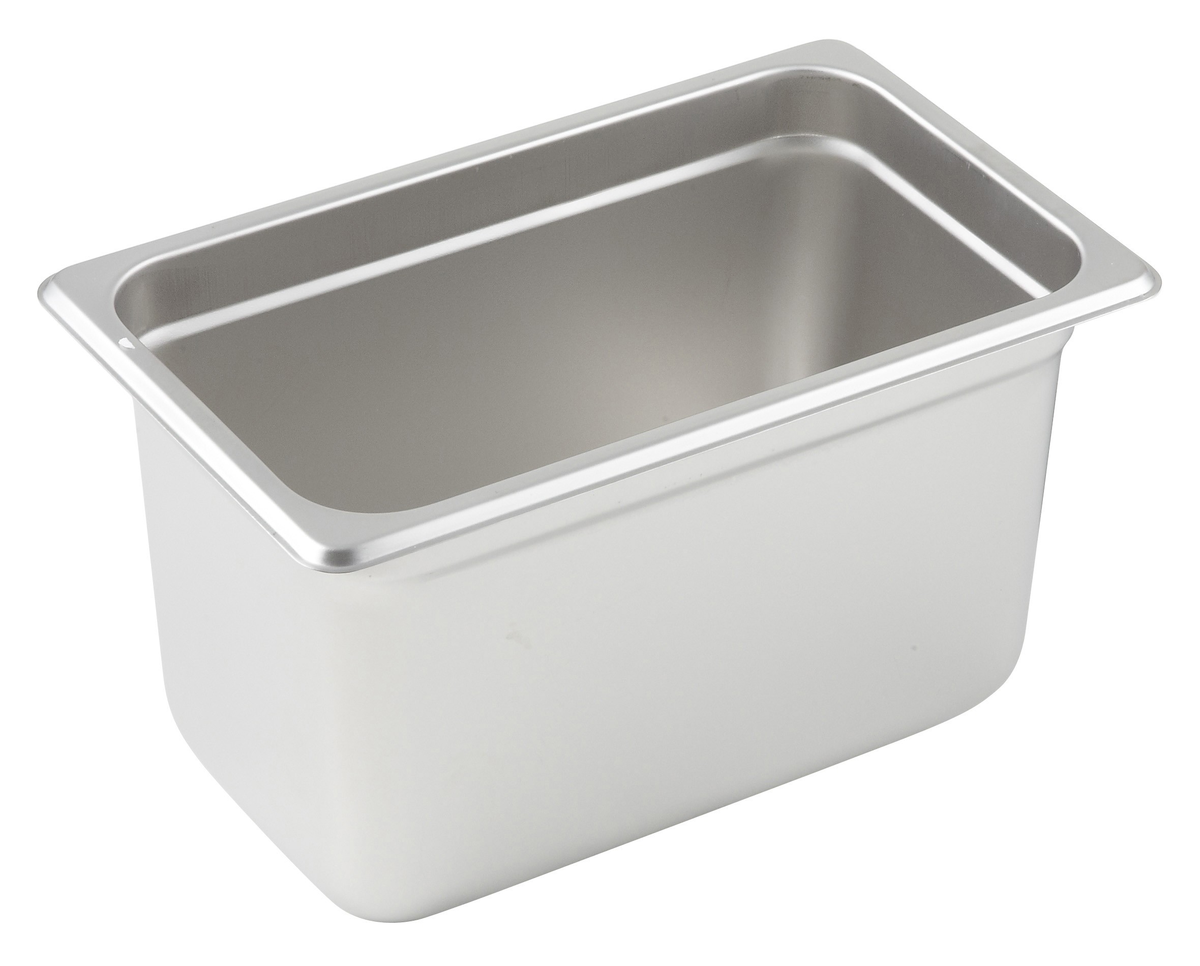 Winco SPJL-406 1/4 Size Anti-Jam 25 Gauge Steam Table Pan 6" Deep