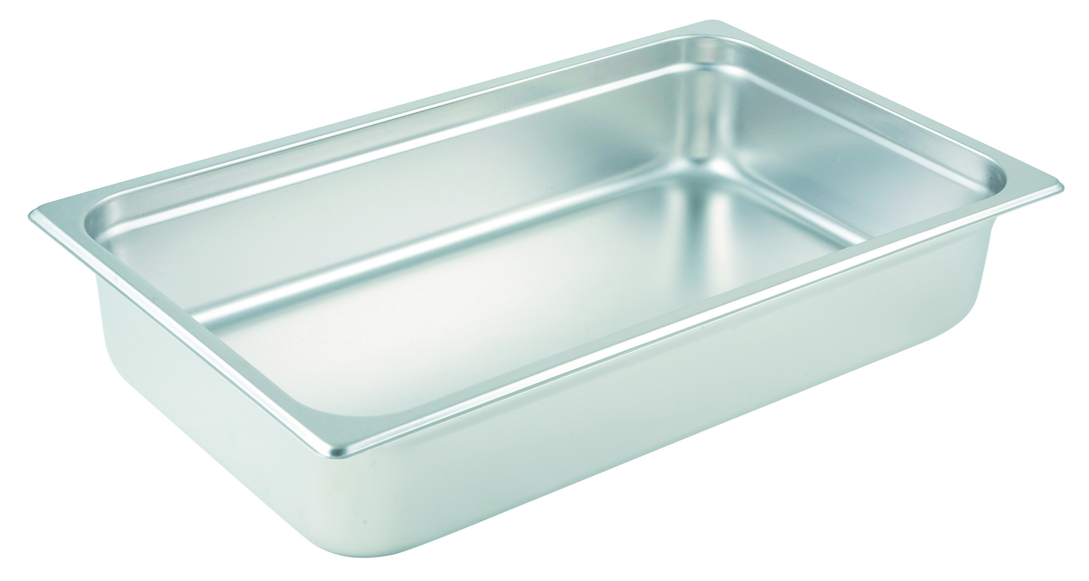 Winco SPJM-104 Full Size Anti-Jam 24 Gauge Steam Table Pan 4" Deep