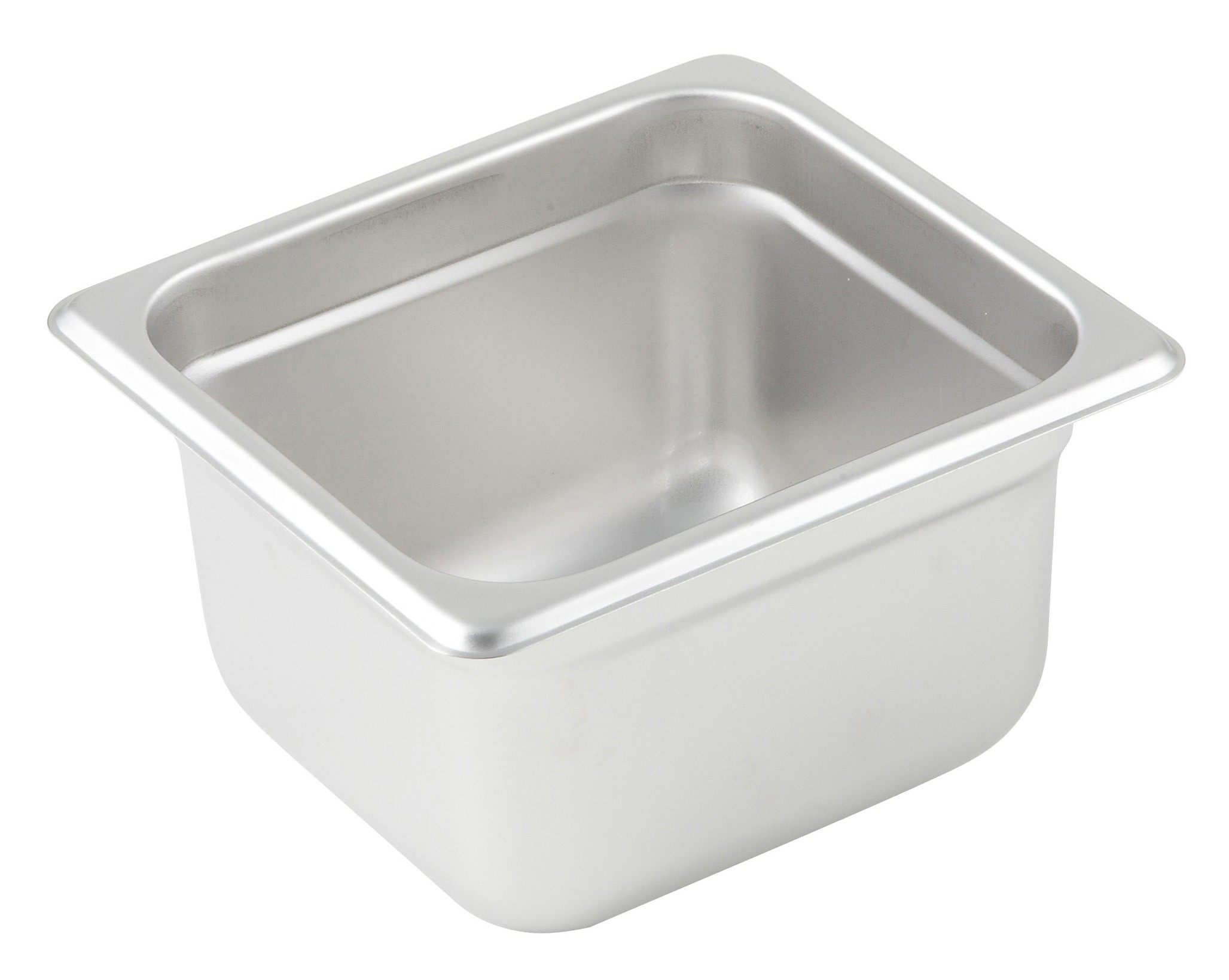 Winco SPJM-604 1/6 Size Anti-Jam 24 Gauge Steam Table Pan 4" Deep