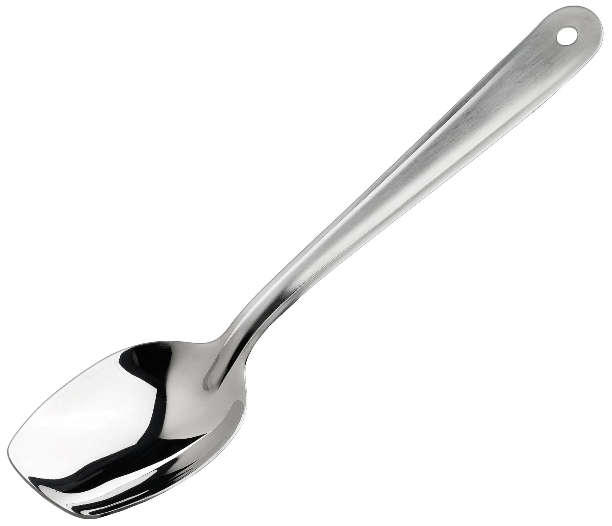 Winco SPS-S10 Slanted Solid Plating Spoon 10"