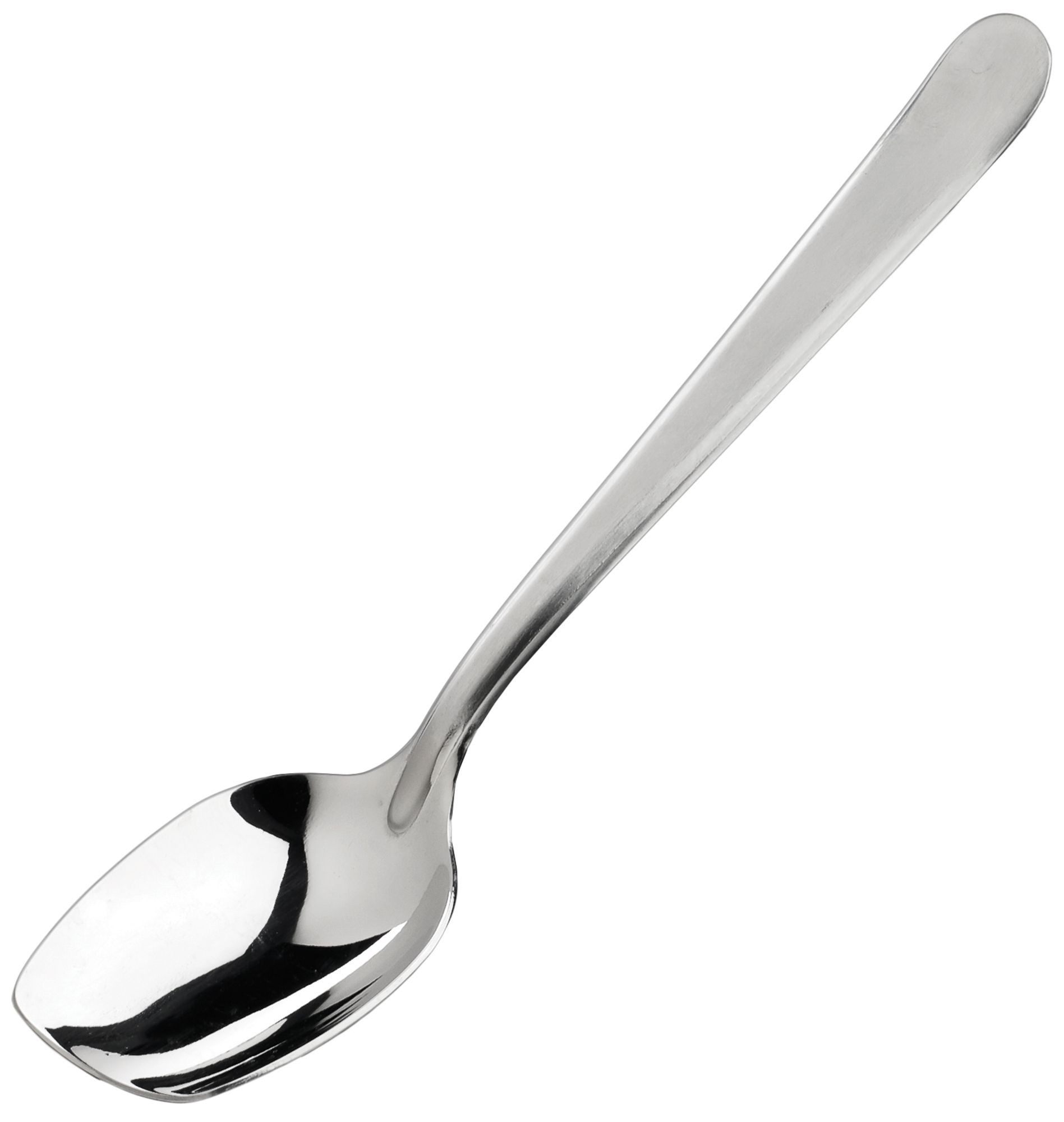 Winco SPS-S8 Slanted Solid Plating Spoon 8"