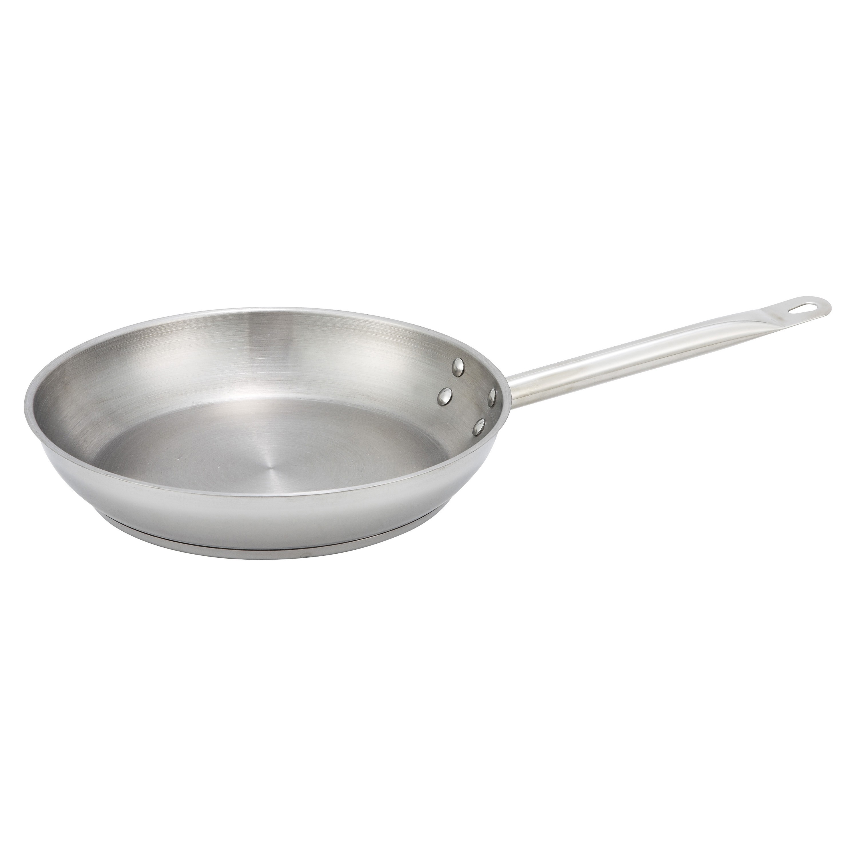 Winco SSFP-11 Stainless Steel Induction Fry Pan 11"