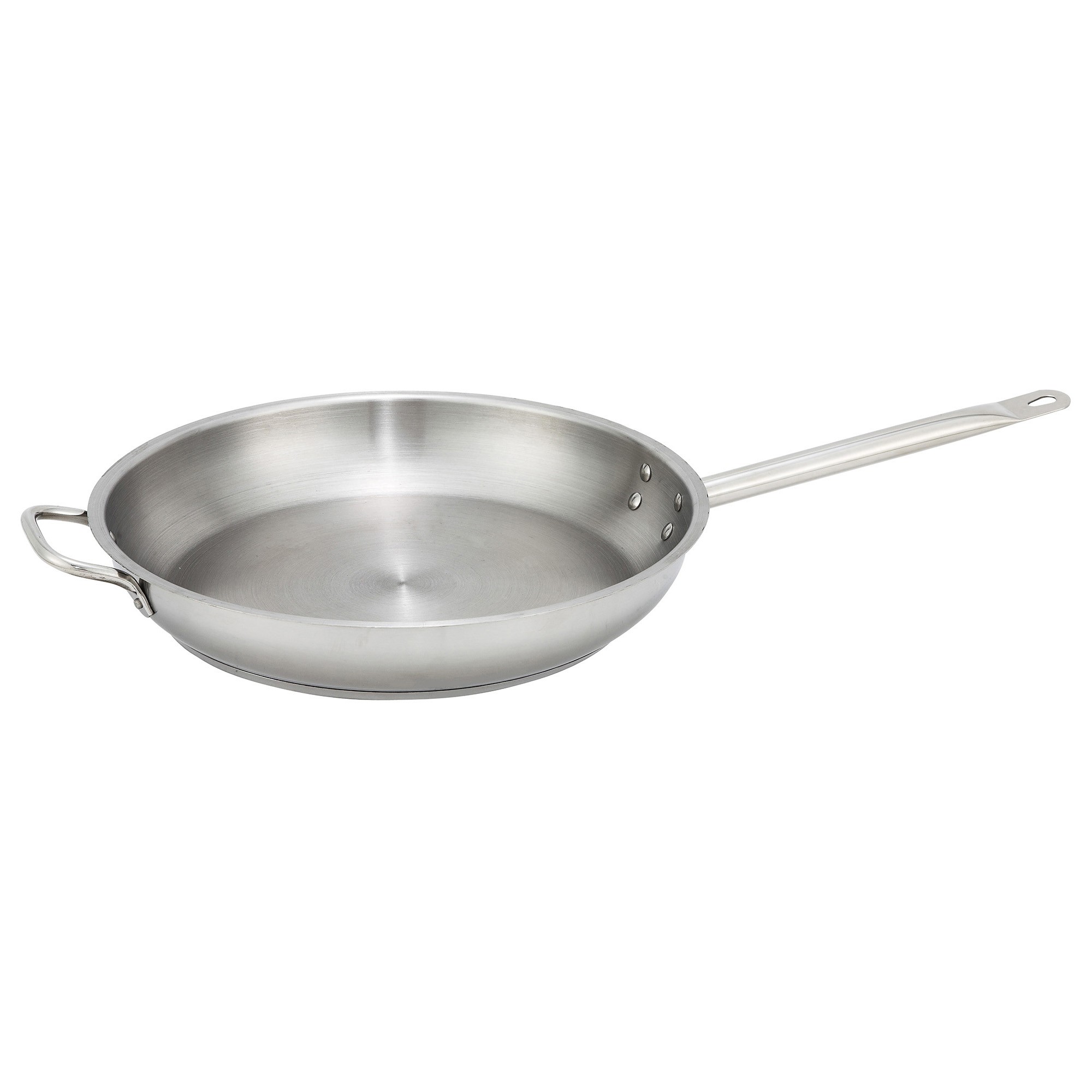 Winco SSFP-14 Stainless Steel Induction Fry Pan 14"
