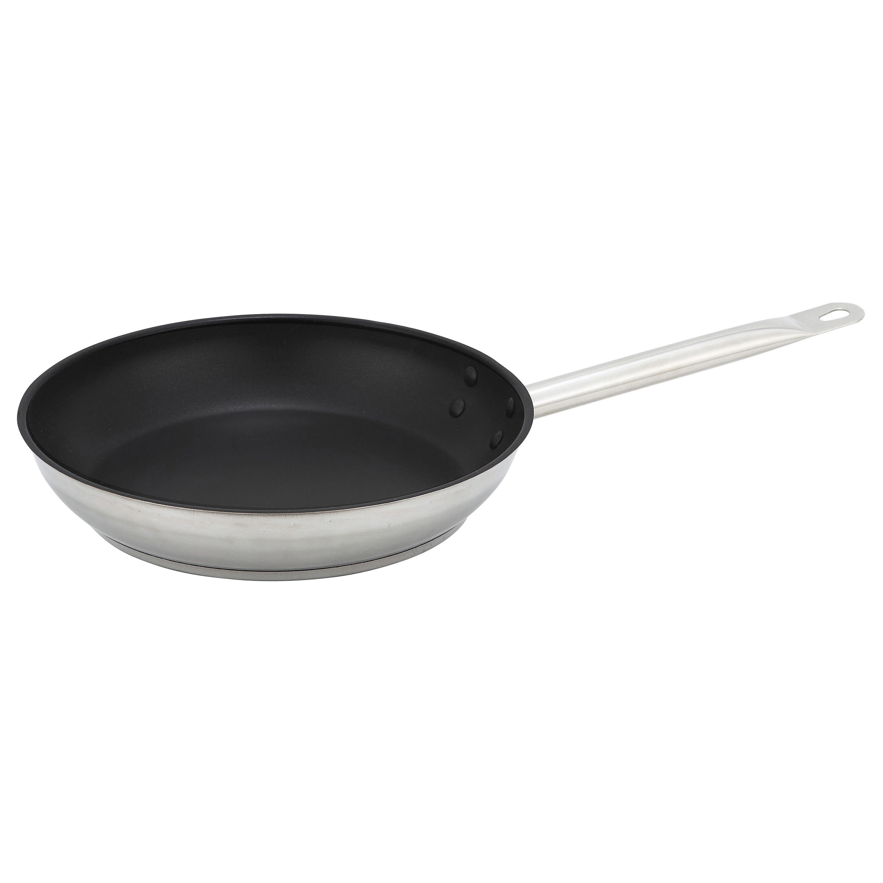 Winco SSFP-8NS Non-Stick Stainless Steel Induction Fry Pan 8"