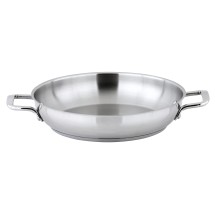 Winco SSOP-12 Stainless Steel 12-1/2&quot; Omelet Pan