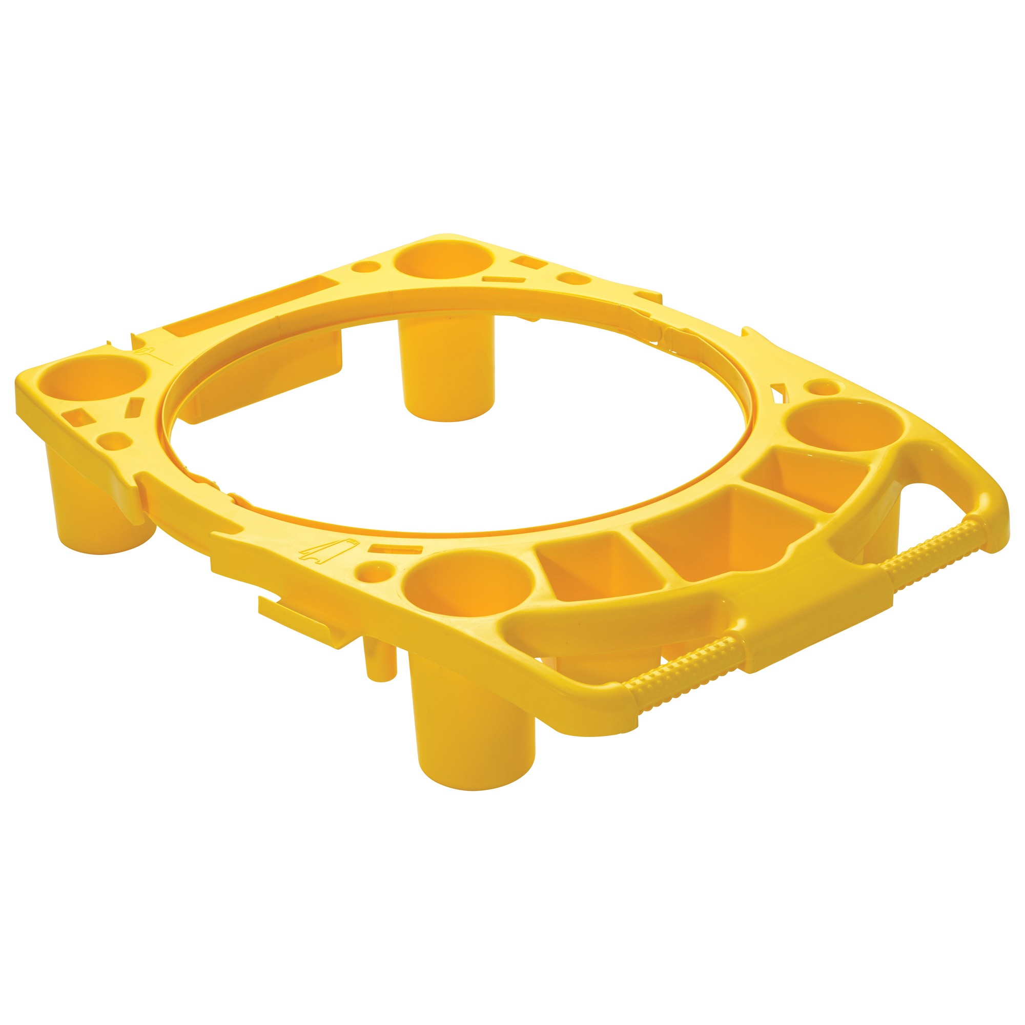 Winco TCD-44Y Janitorial Container Caddy for 44 Gallon Trash Cans