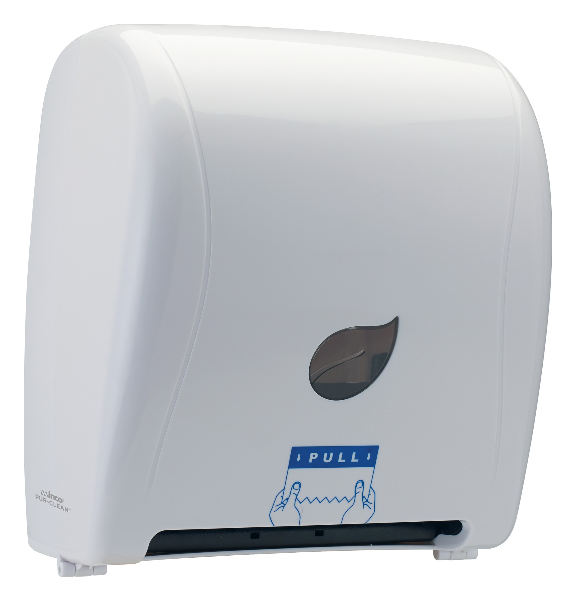 Winco TDAC-8W White Automatic Cut Roll Towel Dispenser