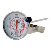 Winco TMT-CDF2 Candy/Deep Fry Thermometer, Dial Type with Stem 2&quot;