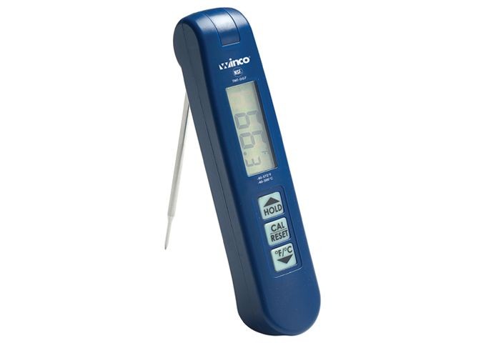 Winco TMT-DG7 Thermocouple Thermometer, Folding Probe, -40° to 572°F