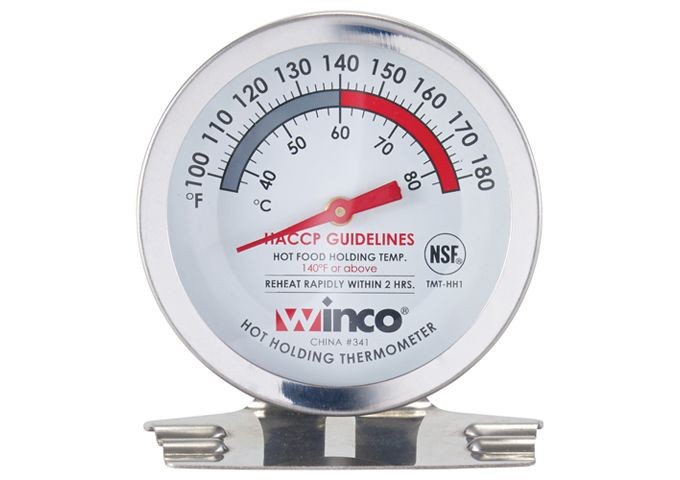 Winco TMT-HH1 Hot Holding Thermometer, 100° to 180°F